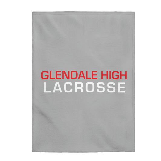 Glendale HS Lacrosse Velveteen Plush Blanket