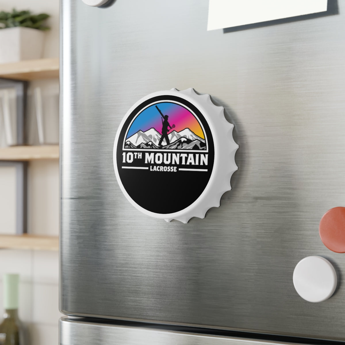 10th Mountain Lacrosse Bottle Opener