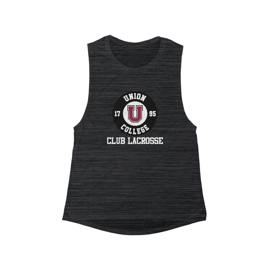 Women's Union Club Lacrosse Bella + Canvas Flowy Scoop Muscle Tank