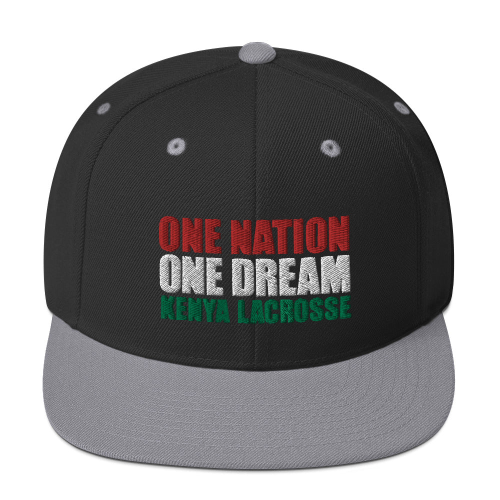 Kenya Lacrosse Snapback Hat