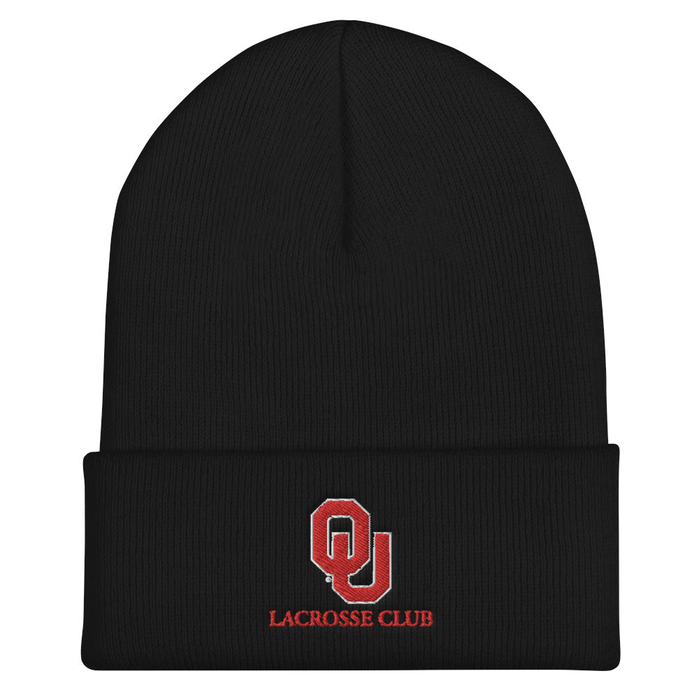 OU Lacrosse Cuffed Beanie