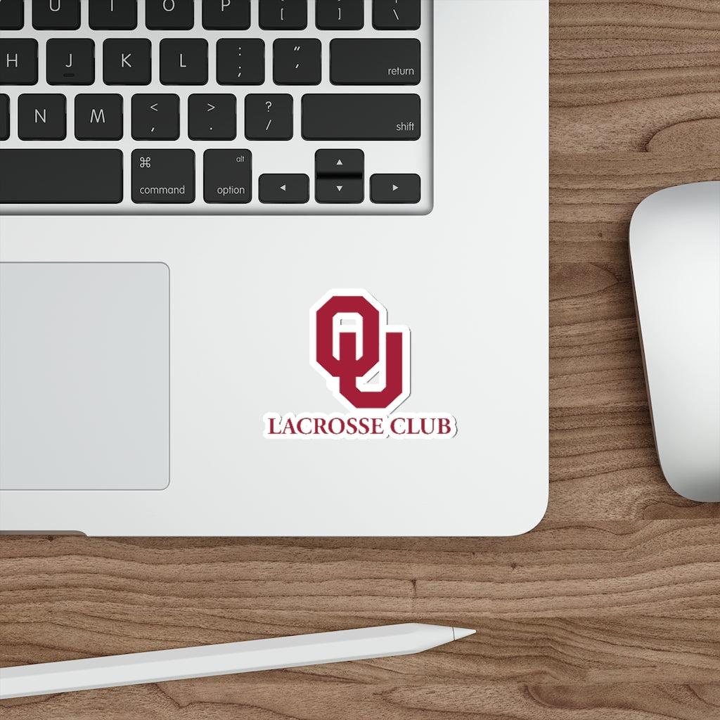 Oklahoma University Lacrosse Die-Cut Stickers