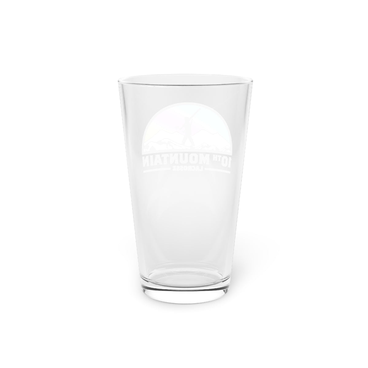 10th Mountain Lacrosse Pint Glass