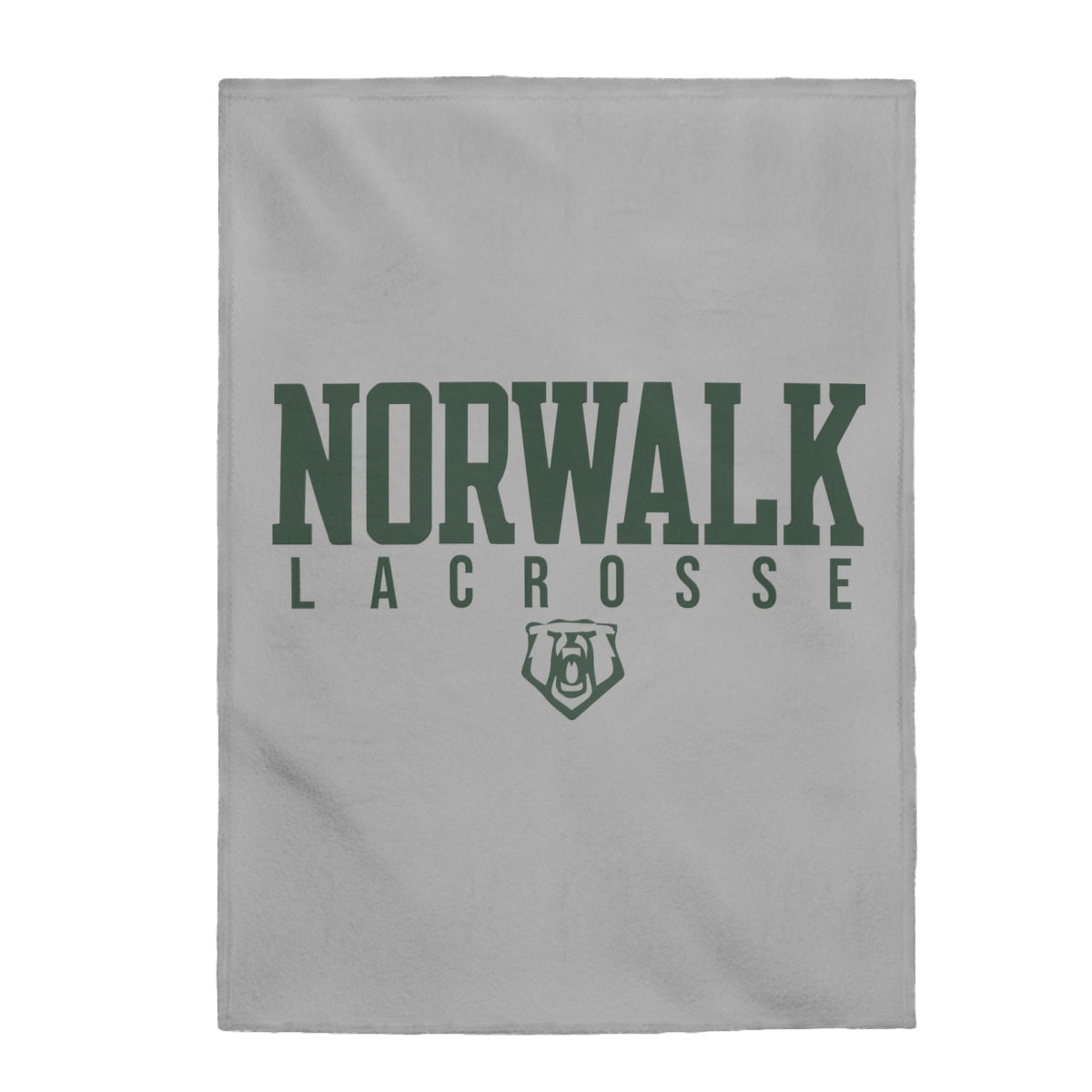 Norwalk Lacrosse Velveteen Plush Blanket