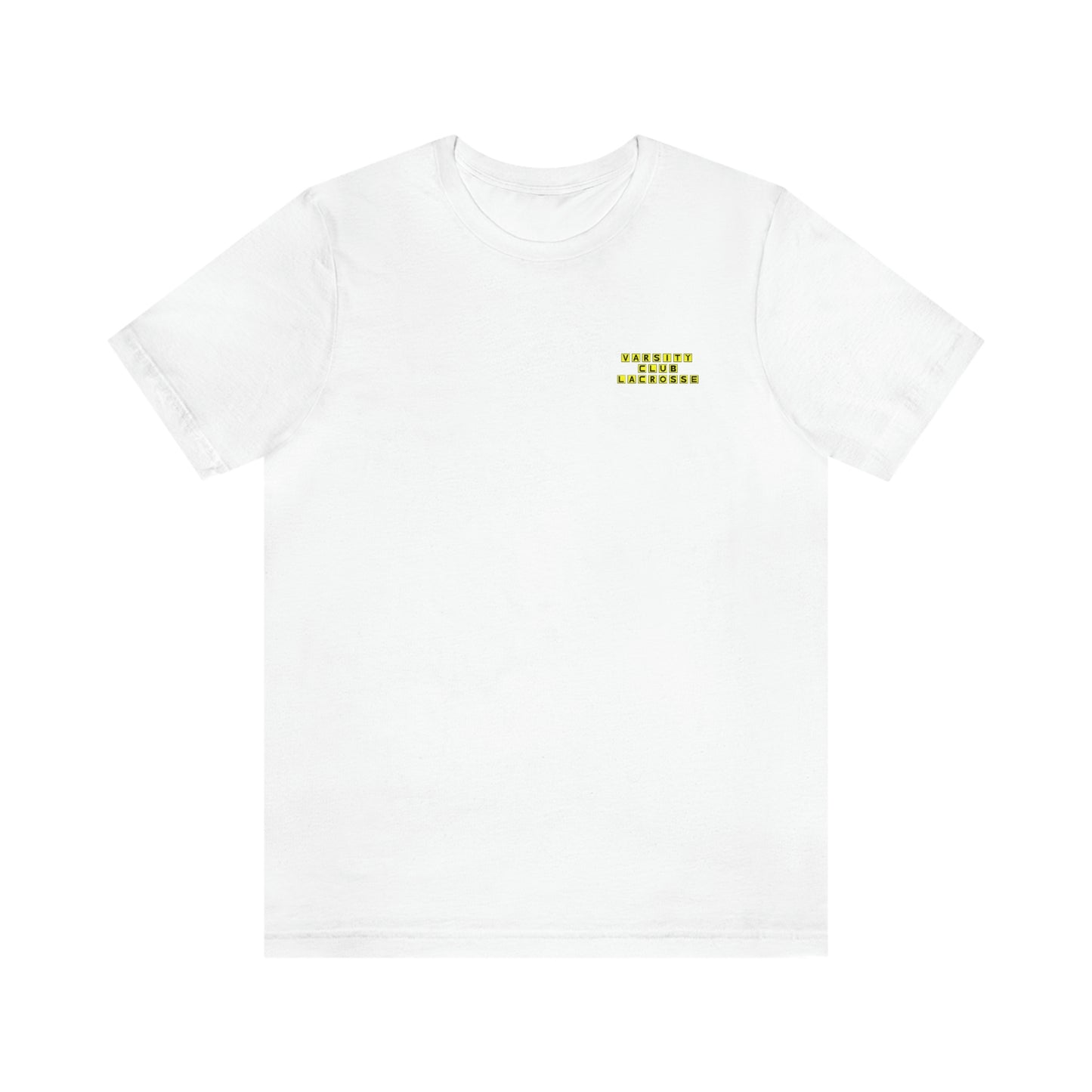 Adult Varsity Club Lacrosse Bella + Canvas Short Sleeve Cotton Tee - Waffle