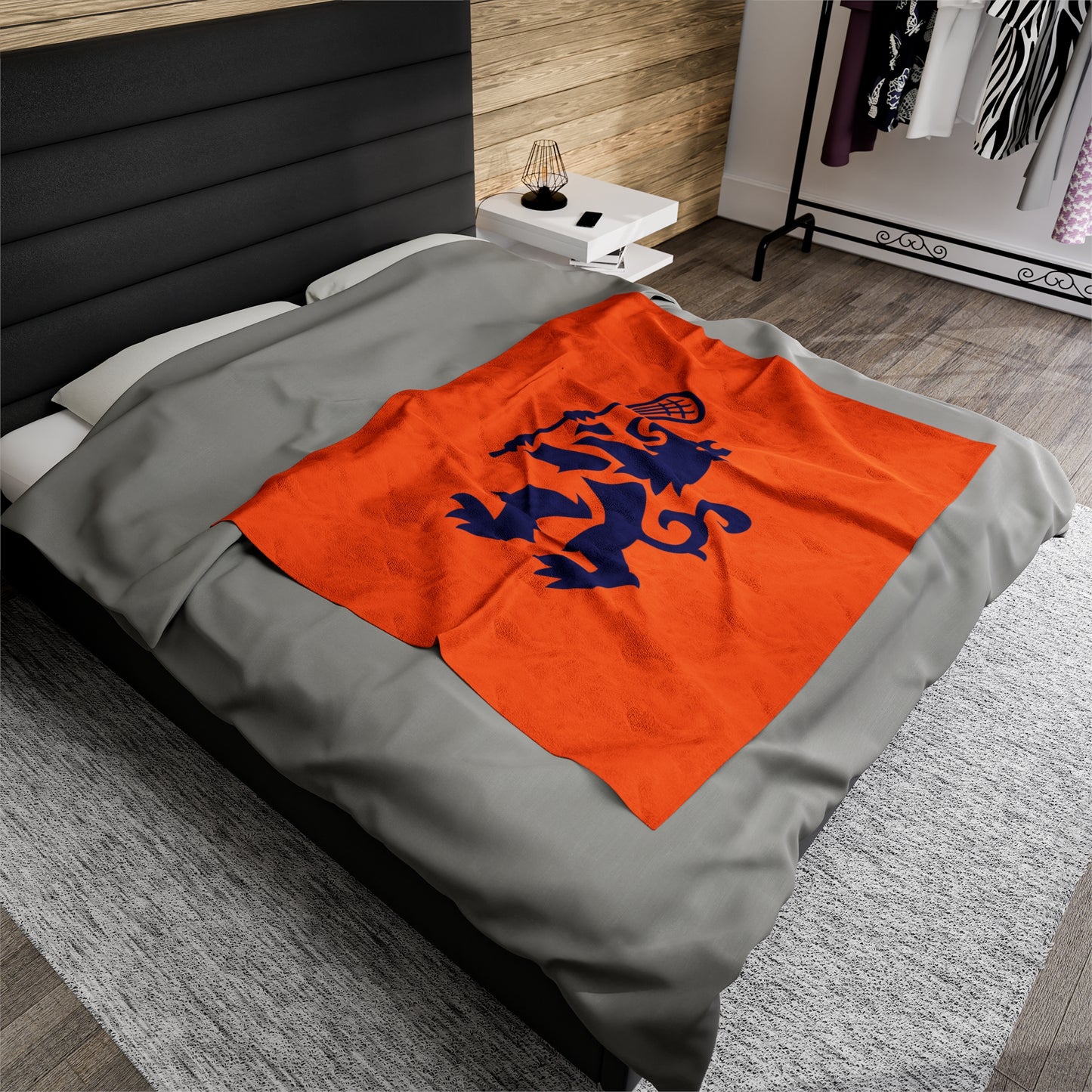 Netherlands Lacrosse Velveteen Plush Blanket