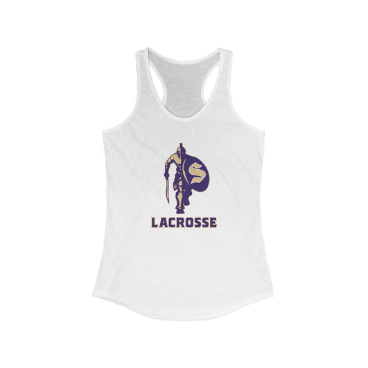 Women's Sumner Spartans Lacrosse Next Level Racerback Tank