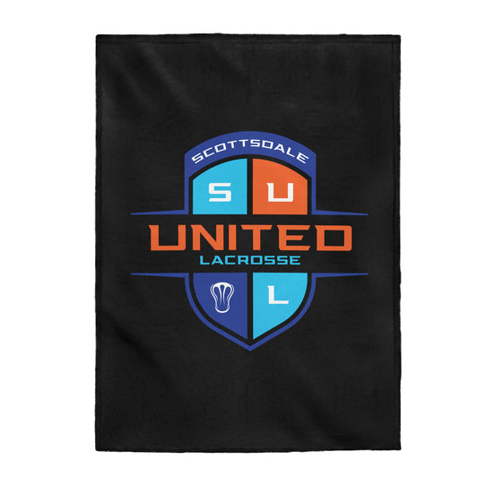 United Lacrosse Club Velveteen Plush Blanket