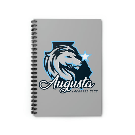 Augusta Lacrosse Spiral Notebook - Ruled Line (8" x 6")