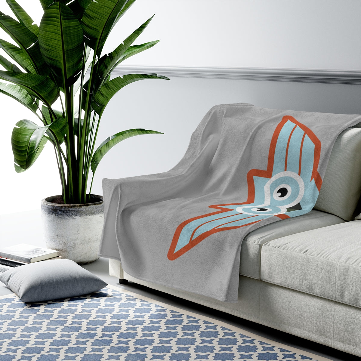 OWLS Lacrosse Velveteen Plush Blanket