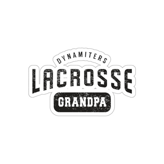 Glendale HS Lacrosse Die-Cut Stickers - Grandpa