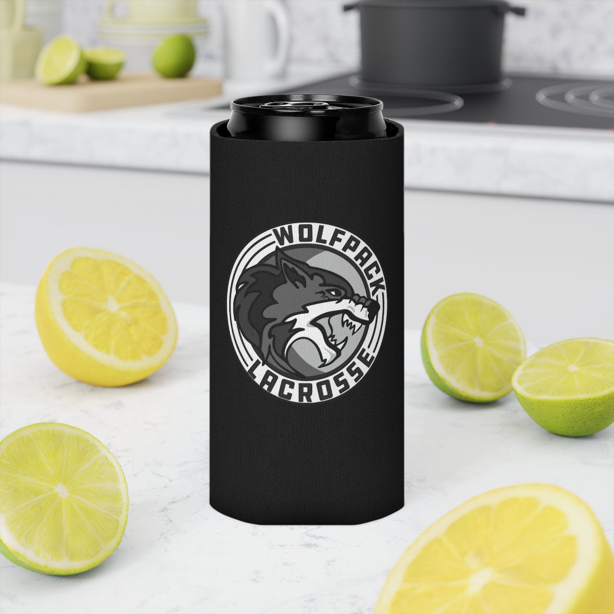 Wolfpack Lacrosse Can Cooler 3-pack