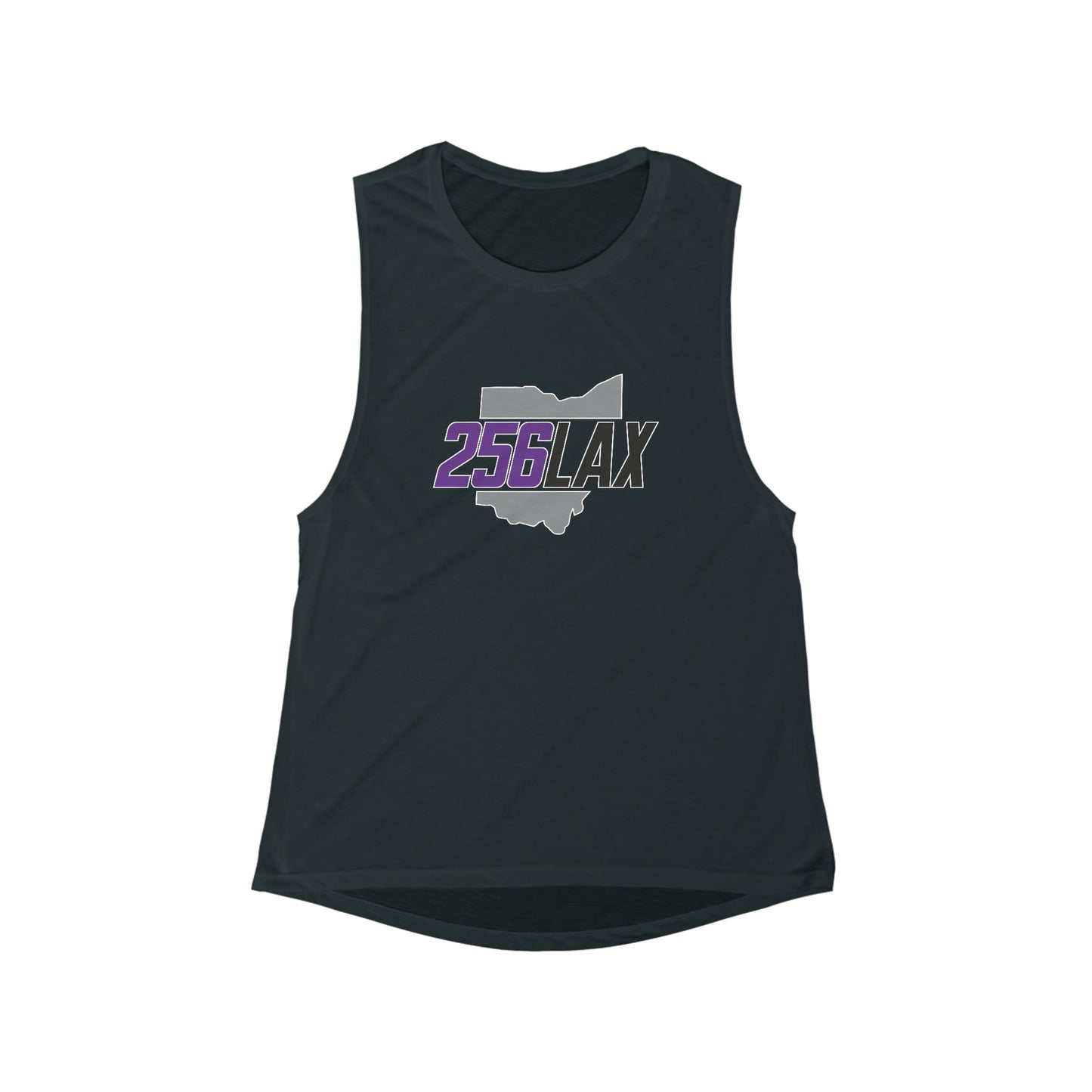 Women's 256 LAX Bella + Canvas Flowy Scoop Muscle Tank