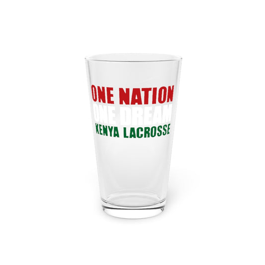 Kenya Lacrosse Pint Glass (16oz)