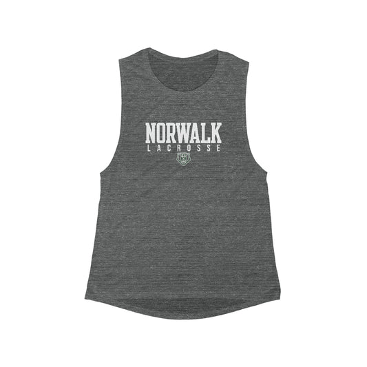 Women's Norwalk Lacrosse Flowy Scoop Muscle Tank
