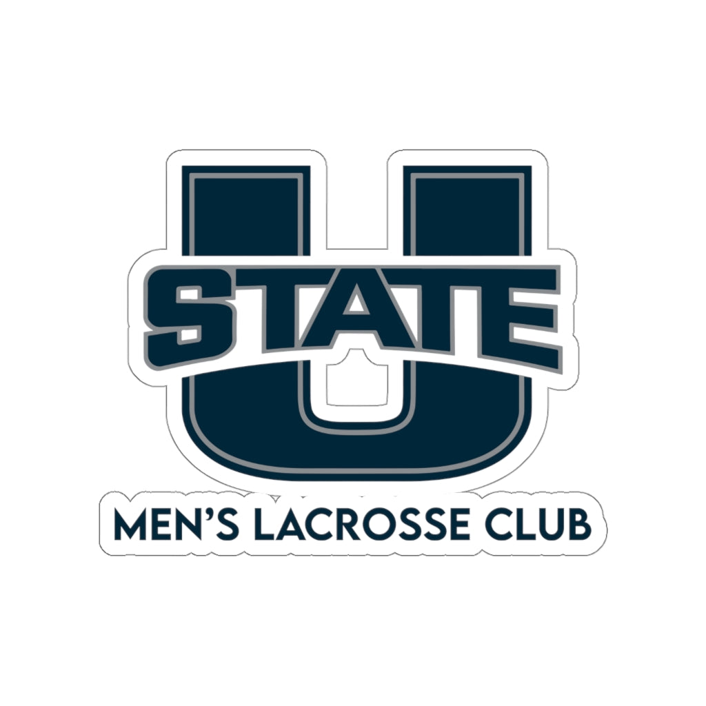 USU Lacrosse Die-Cut Sticker