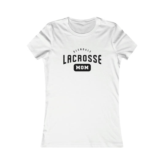 Women's Glendale HS Lacrosse Bella + Canvas Short Sleeve Cotton Tee - Mom