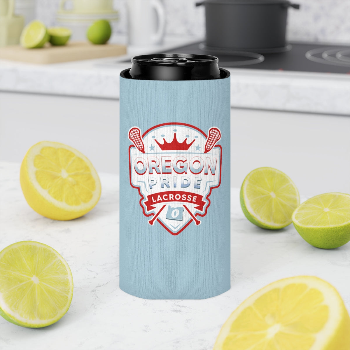 Oregon Pride Lacrosse Can Cooler 3-pack