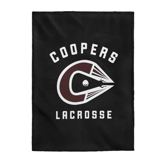 Coopers Lacrosse Velveteen Plush Blanket