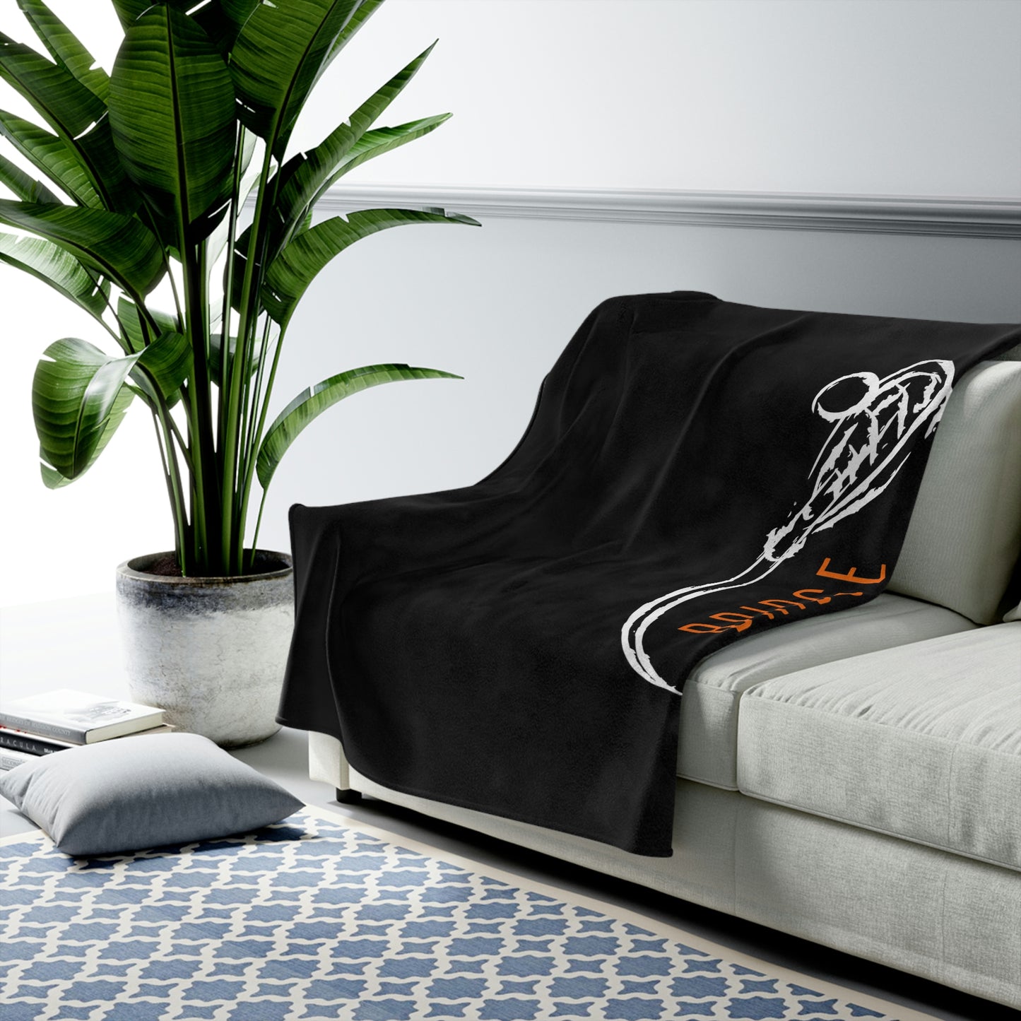 Bridge Lacrosse Velveteen Plush Blanket