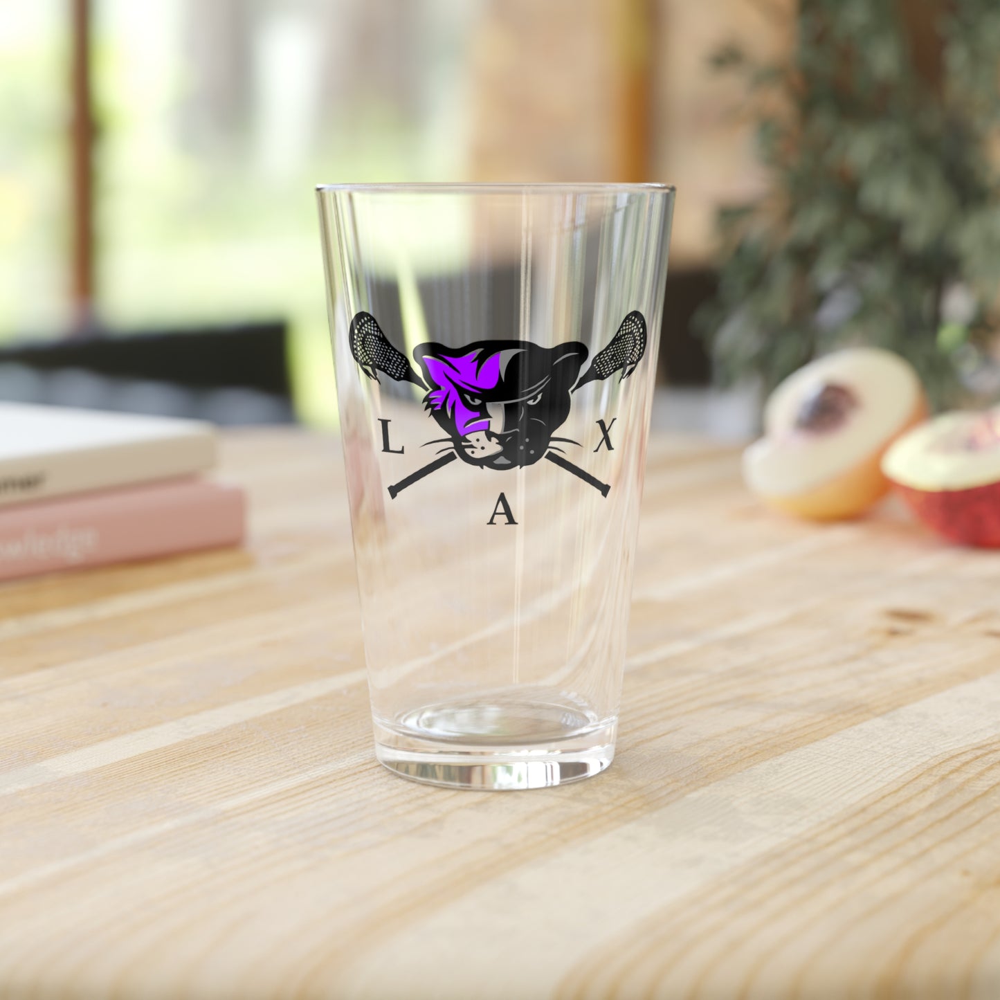 LaxCats Pint Glass