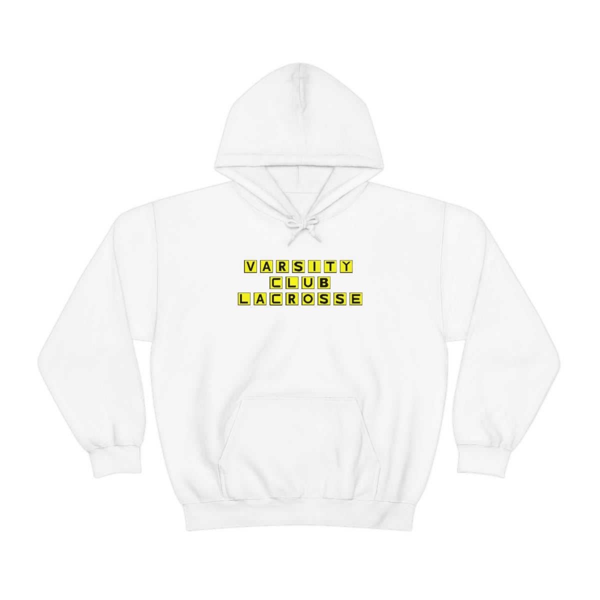 Adult Varsity Club Lacrosse Gildan Heavy Blend™ Hooded Sweatshirt - Waffle
