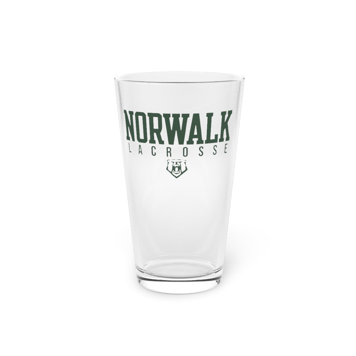 Norwalk Lacrosse Pint Glass - 16oz