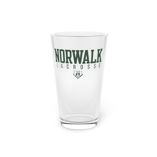 Norwalk Lacrosse Pint Glass - 16oz