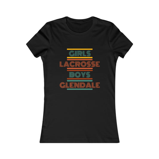 Women's Verdugo Lacrosse Bella + Canvas Short Sleeve Cotton Tee