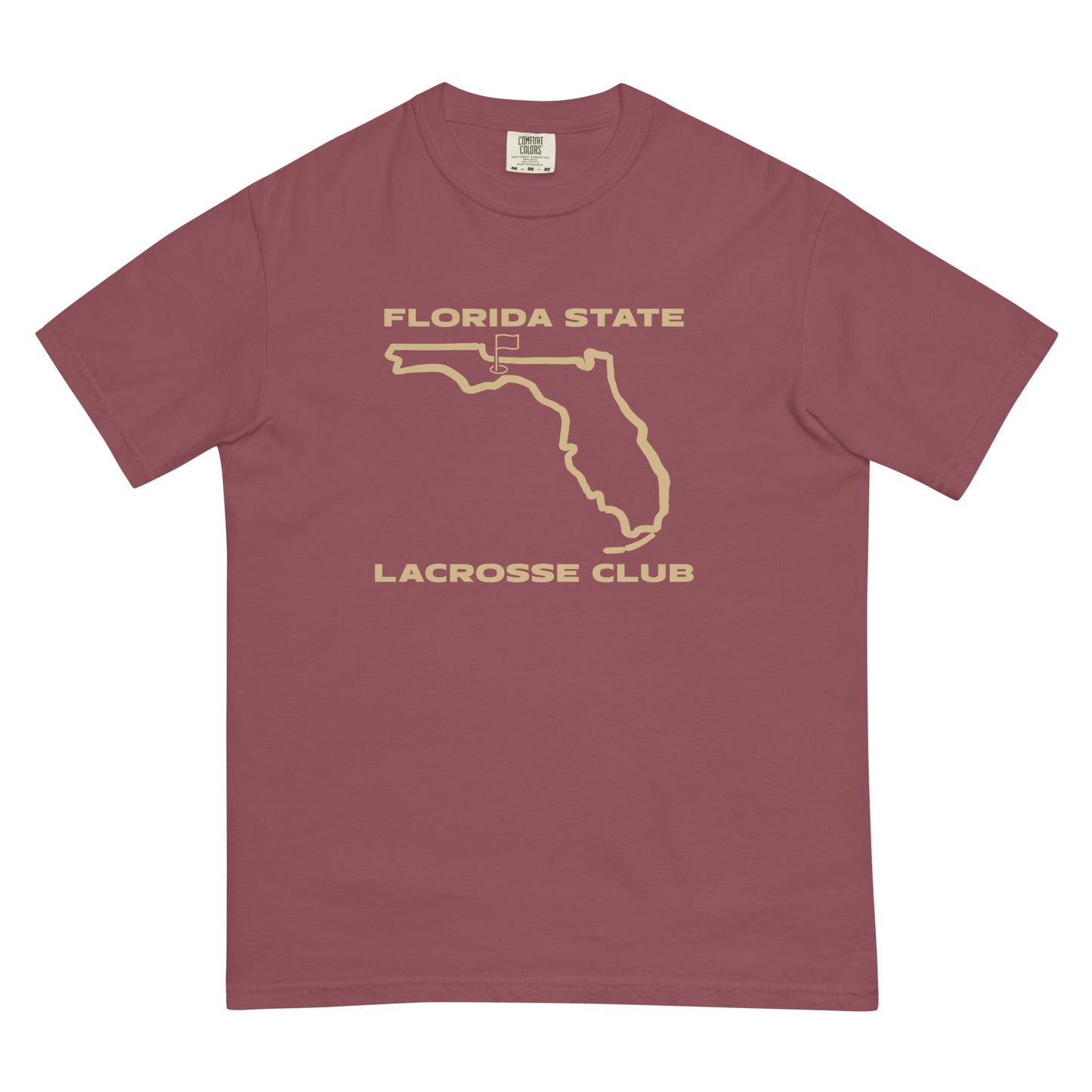 Adult FSU Lacrosse Comfort Colors T-shirt