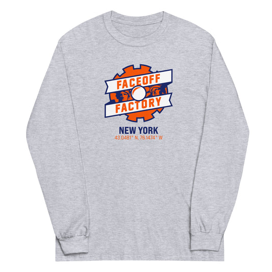 Adult Faceoff Factory Gildan Long Sleeve Shirt - New York