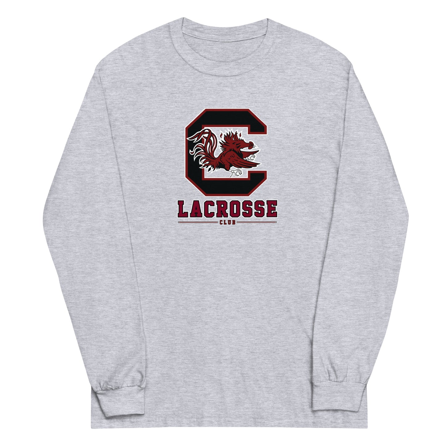 Adult Gamecocks Lacrosse Gildan Long Sleeve Shirt