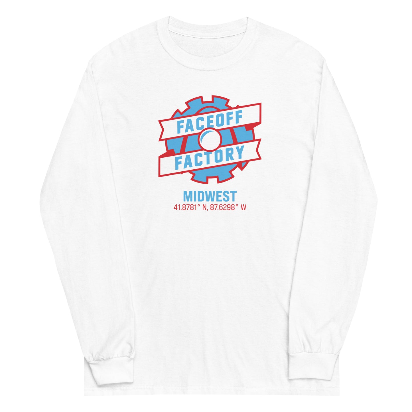 Adult Faceoff Factory Gildan Long Sleeve Shirt - Midwest