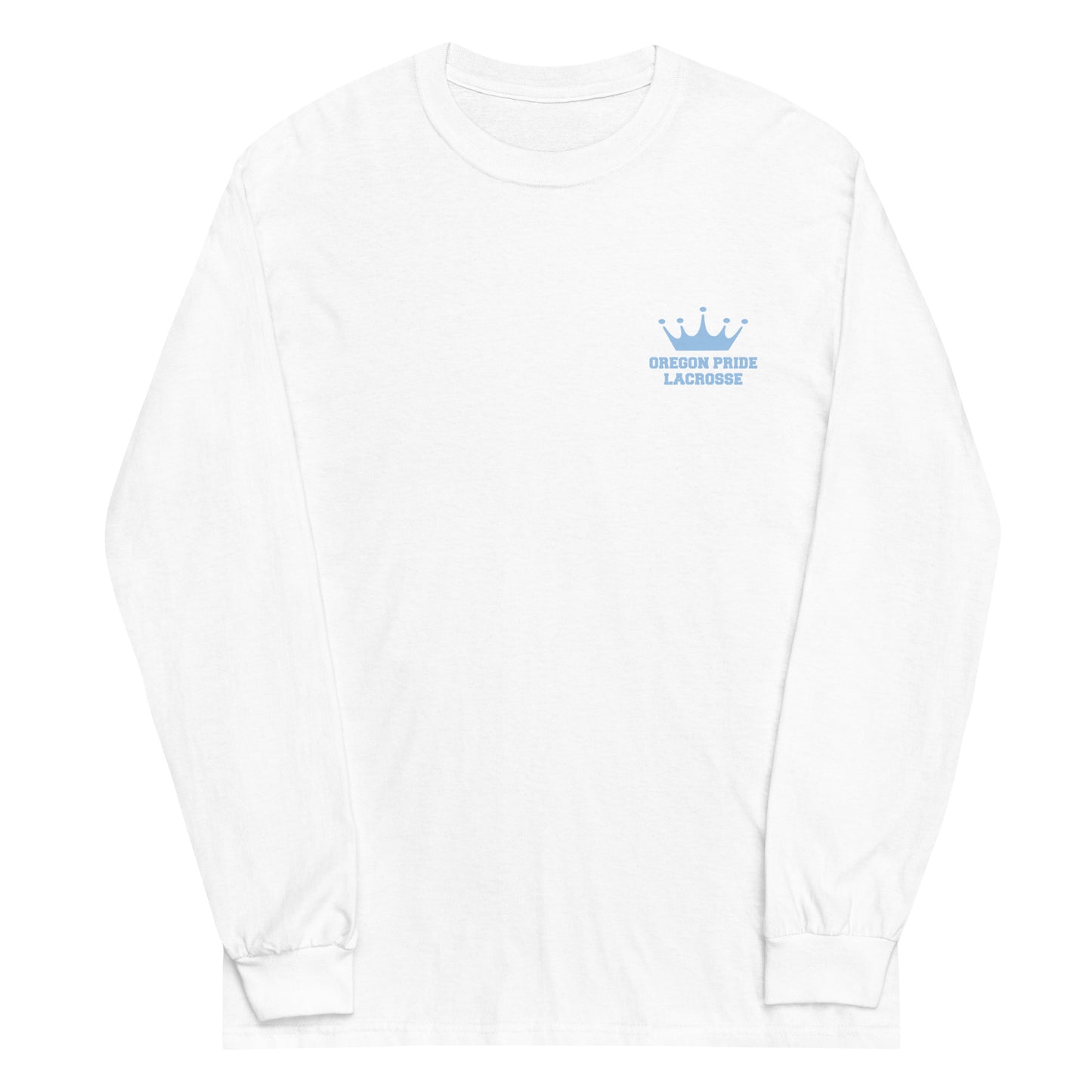 Adult Oregon Pride Lacrosse Gildan Long Sleeve Shirt