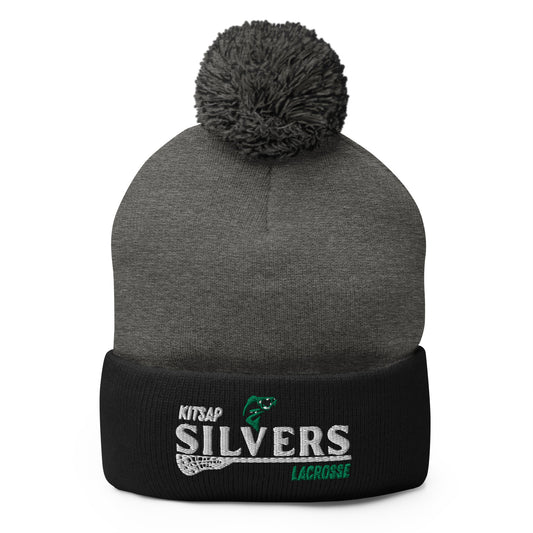 Kitsap Lacrosse Pom-Pom Beanie