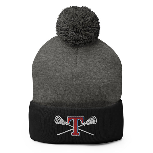 TMHS Lacrosse Pom-Pom Beanie