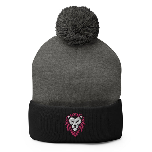 Jr. Lions Lacrosse Pom-Pom Beanie