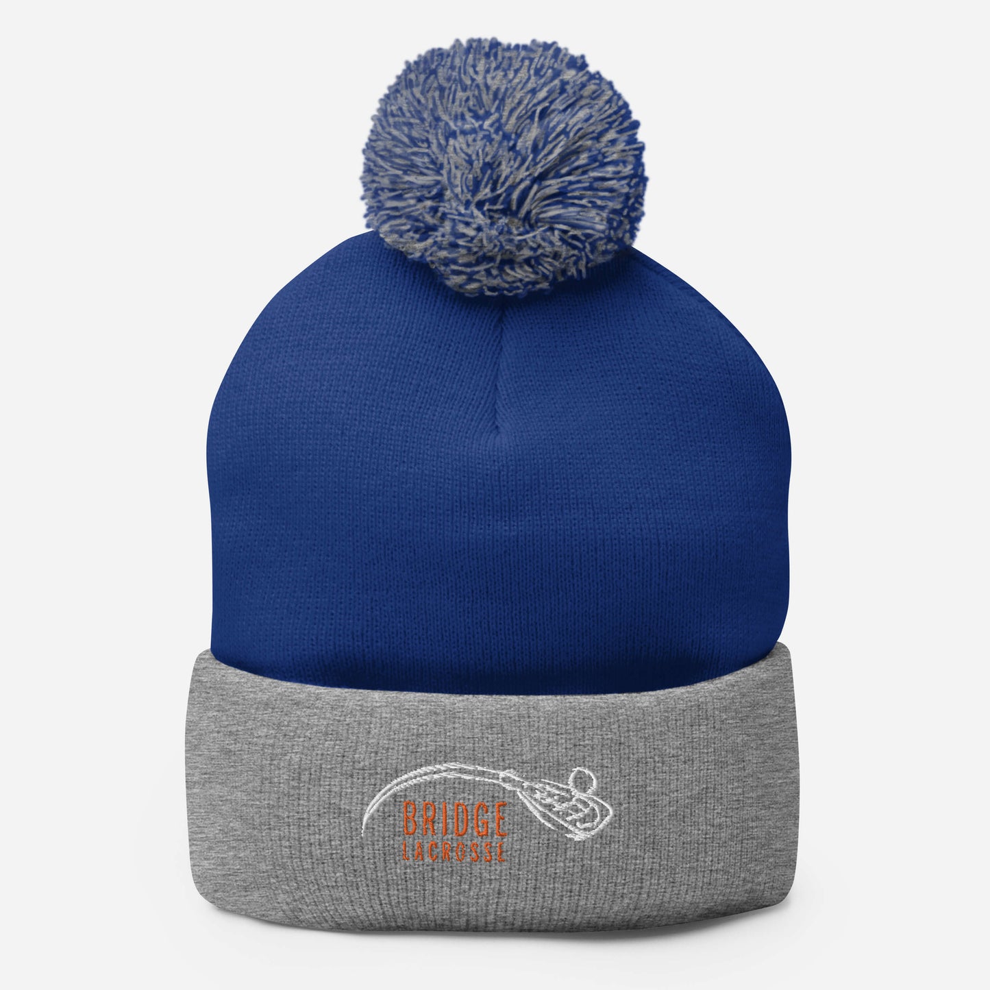 Bridge Lacrosse Pom-Pom Beanie