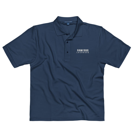 Adult Samford Lacrosse Port Authority Premium Polo