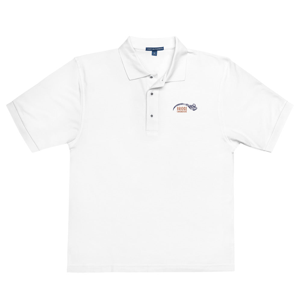 Adult Bridge Lacrosse Port Authority Premium Polo