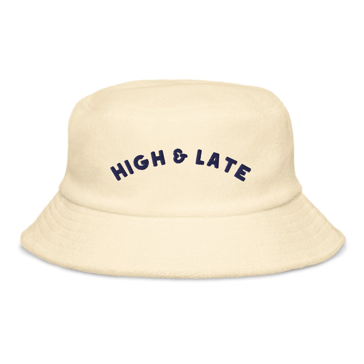 Terry cloth bucket hat