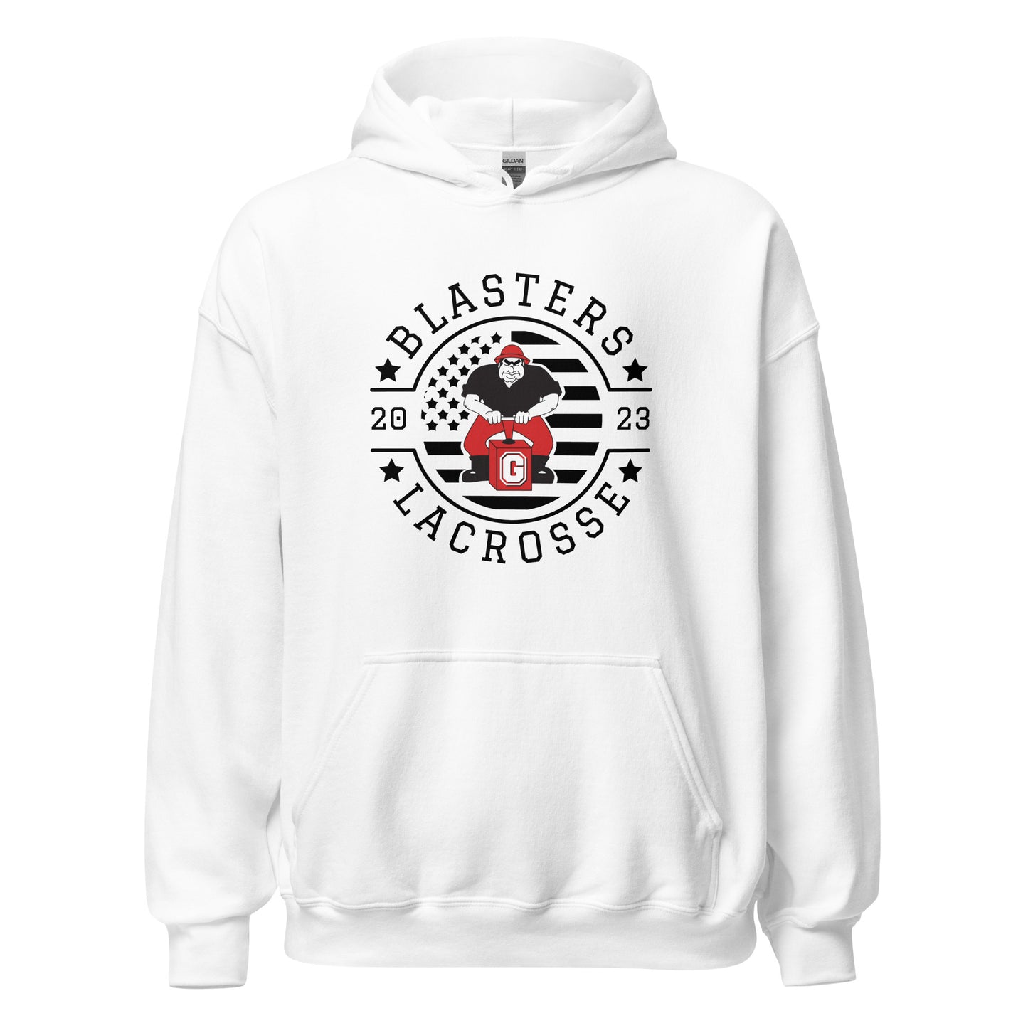 Adult Blasters MS Lacrosse Gildan Hoodie