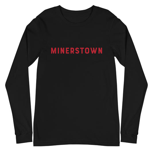 Adult Minerstown Bella + Canvas Long Sleeve Tee