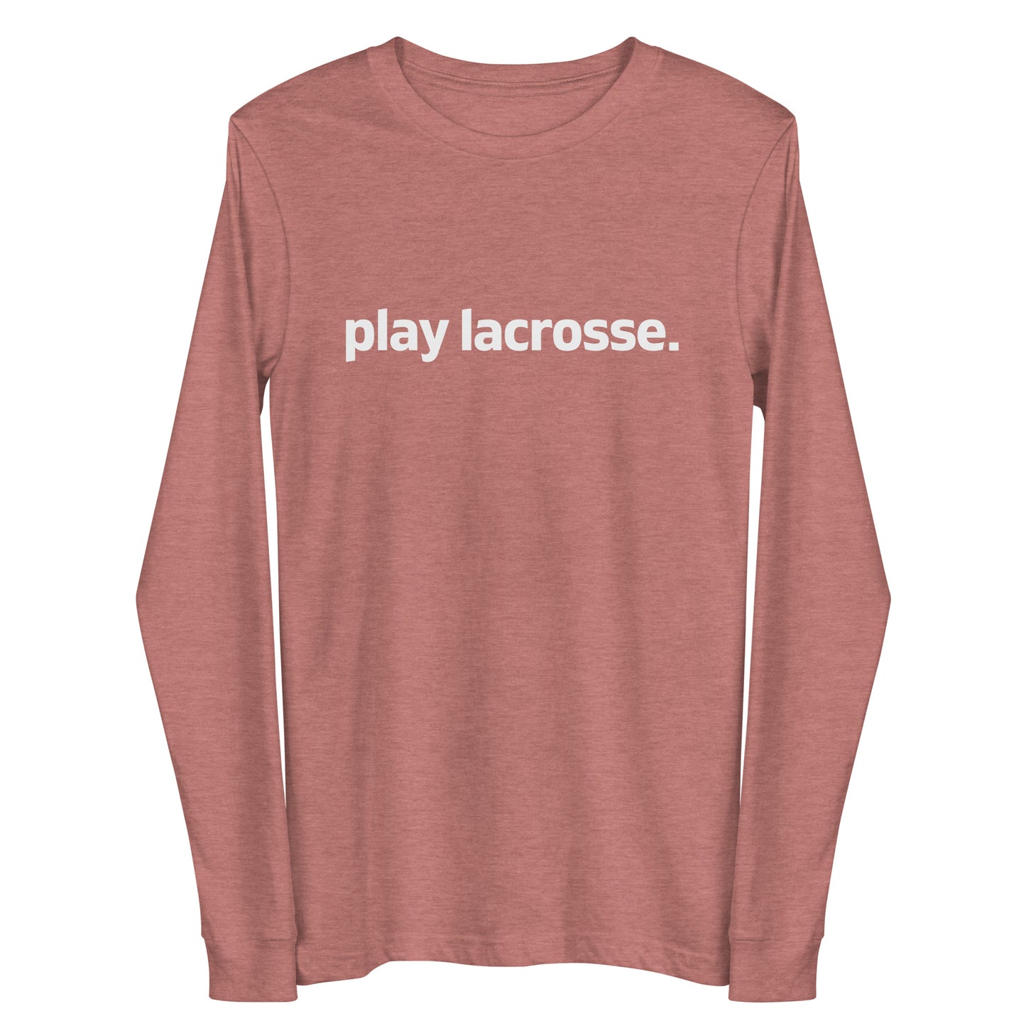 Adult Play Lacrosse Bella + Canvas Long Sleeve Tee