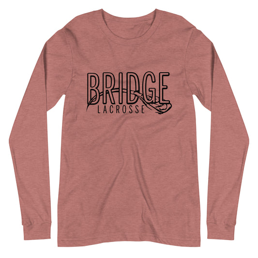 Adult Bridge Lacrosse Bella + Canvas Long Sleeve Tee