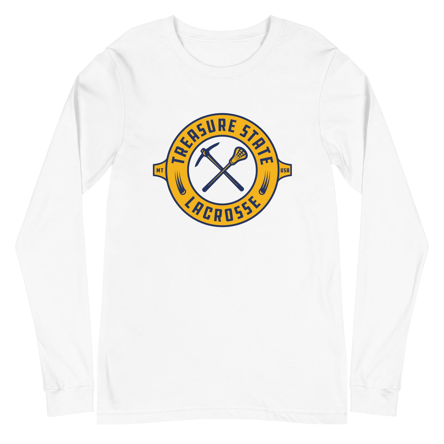 Adult Treasure State Lacrosse Bella + Canvas Long Sleeve Tee