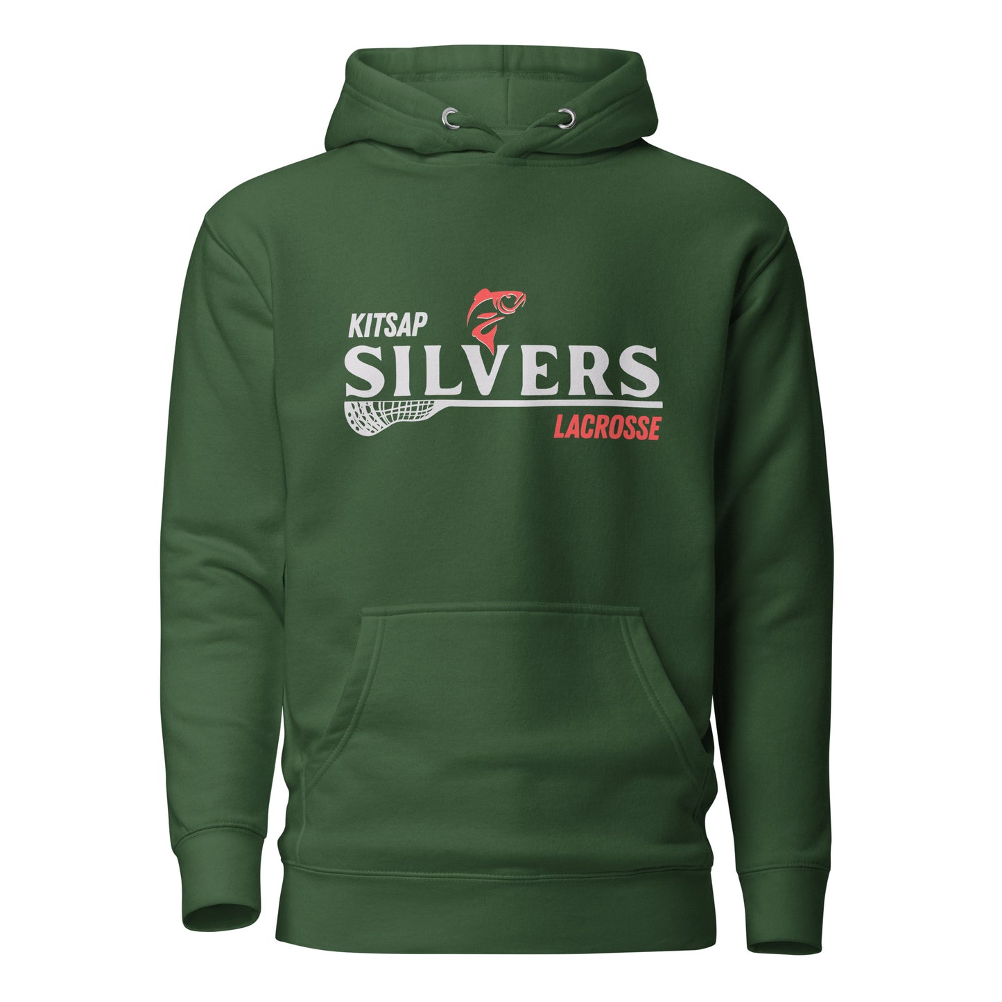 Adult Kitsap Lacrosse Cotton Heritage Hoodie