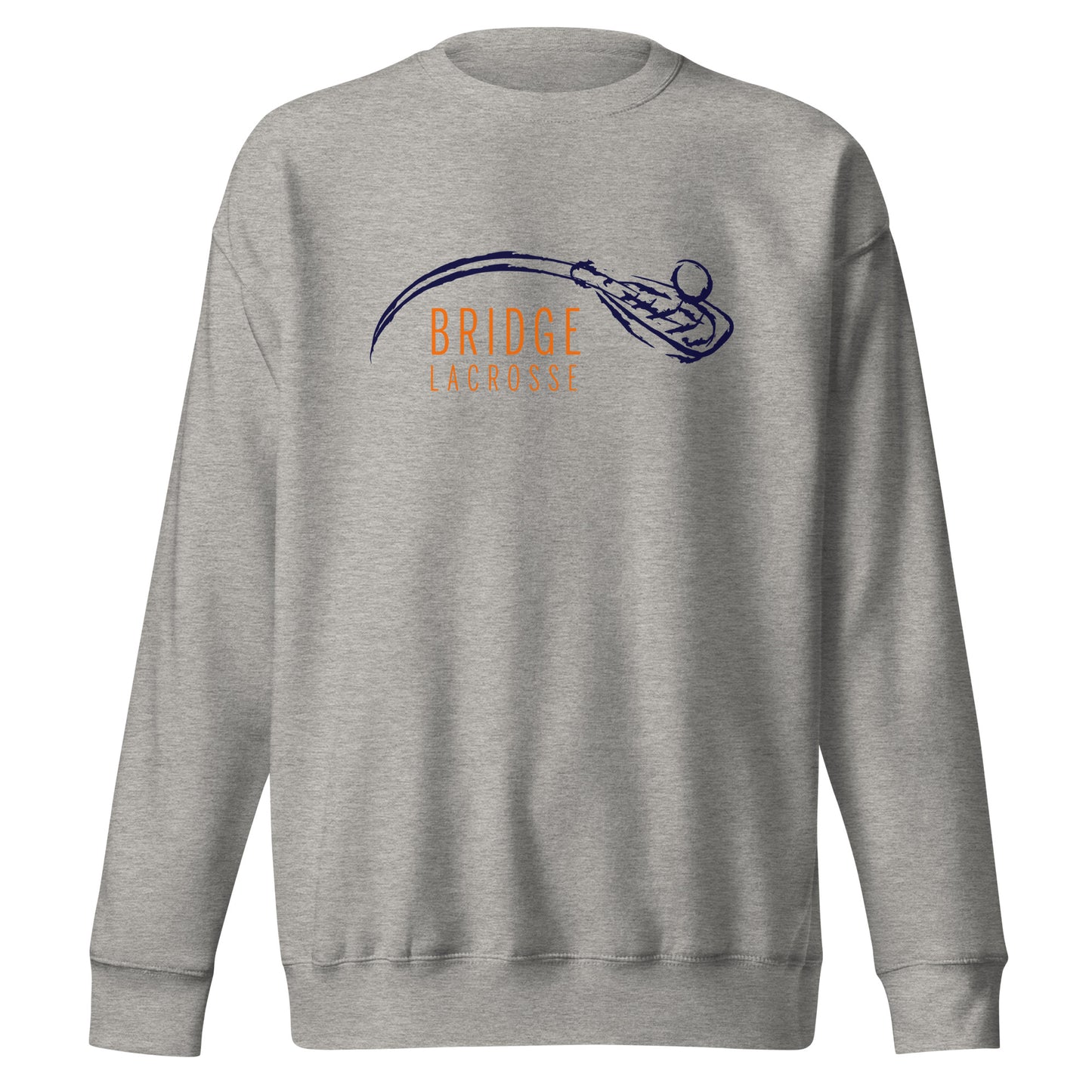 Adult Bridge Lacrosse Cotton Heritage Premium Sweatshirt