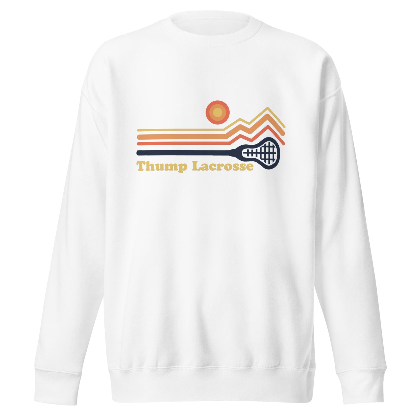 Adult Thump Lacrosse Cotton Heritage Crewneck Sweatshirt