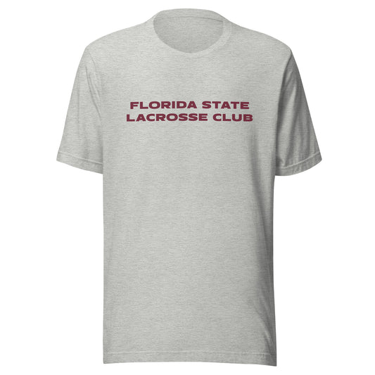 Adult FSU Lacrosse Bella + Canvas T-shirt